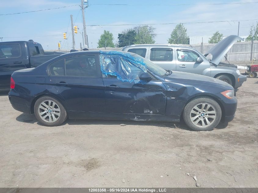 2007 BMW 3 Series VIN: WBAVA33537PV66258 Lot: 12003358