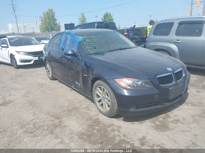 2007 BMW 3 Series VIN: WBAVA33537PV66258 Lot: 12003358