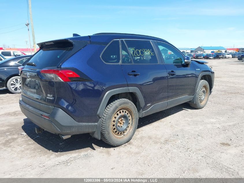 2020 Toyota Rav4 Xle/Xse VIN: 2T3RWRFV6LW050737 Lot: 12003386