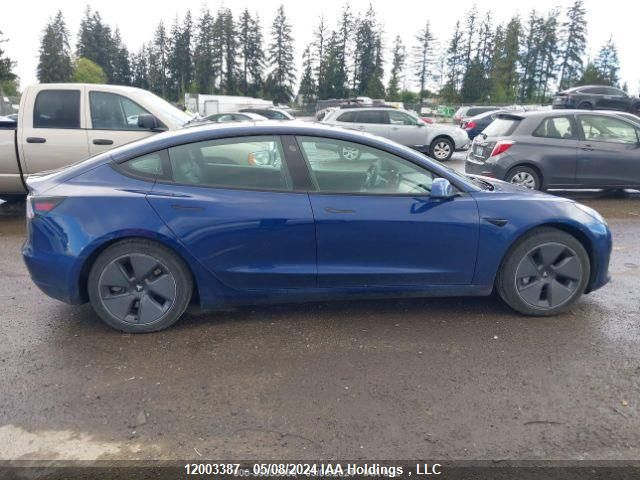 2021 Tesla Model 3 VIN: 5YJ3E1EA0MF929960 Lot: 12003387