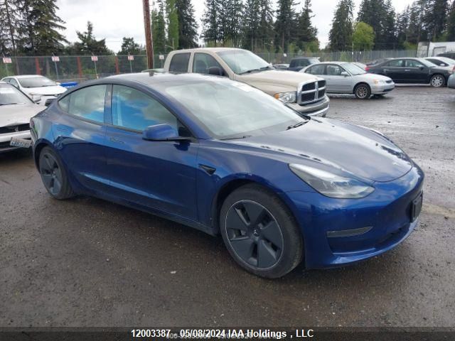 2021 Tesla Model 3 VIN: 5YJ3E1EA0MF929960 Lot: 12003387