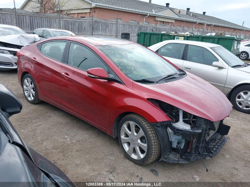 2013 Hyundai Elantra Gls/Limited VIN: 5NPDH4AE2DH216131 Lot: 12003389