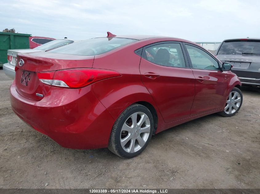 2013 Hyundai Elantra Gls/Limited VIN: 5NPDH4AE2DH216131 Lot: 12003389