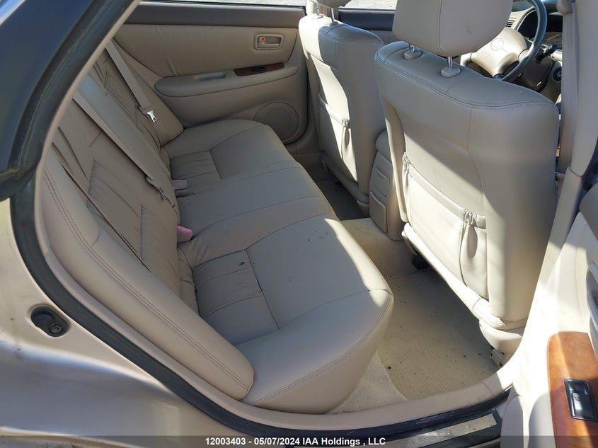 2001 Lexus Es 300 VIN: JT8BF28G310308476 Lot: 12003403