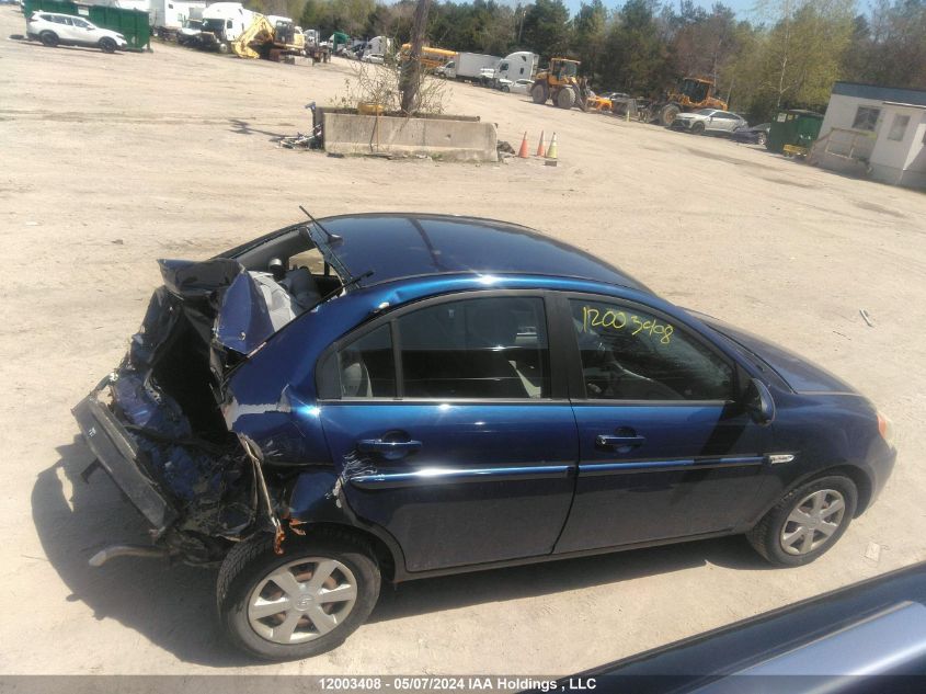 2007 Hyundai Accent Gls VIN: KMHCN45CX7U163391 Lot: 12003408