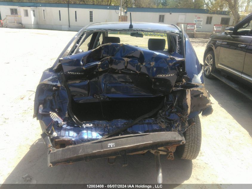 2007 Hyundai Accent Gls VIN: KMHCN45CX7U163391 Lot: 12003408