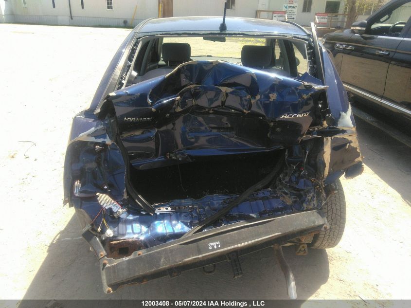 2007 Hyundai Accent Gls VIN: KMHCN45CX7U163391 Lot: 12003408