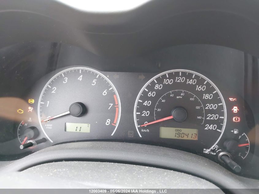 2010 Toyota Corolla Le VIN: 2T1BU4EE7AC320061 Lot: 12003409