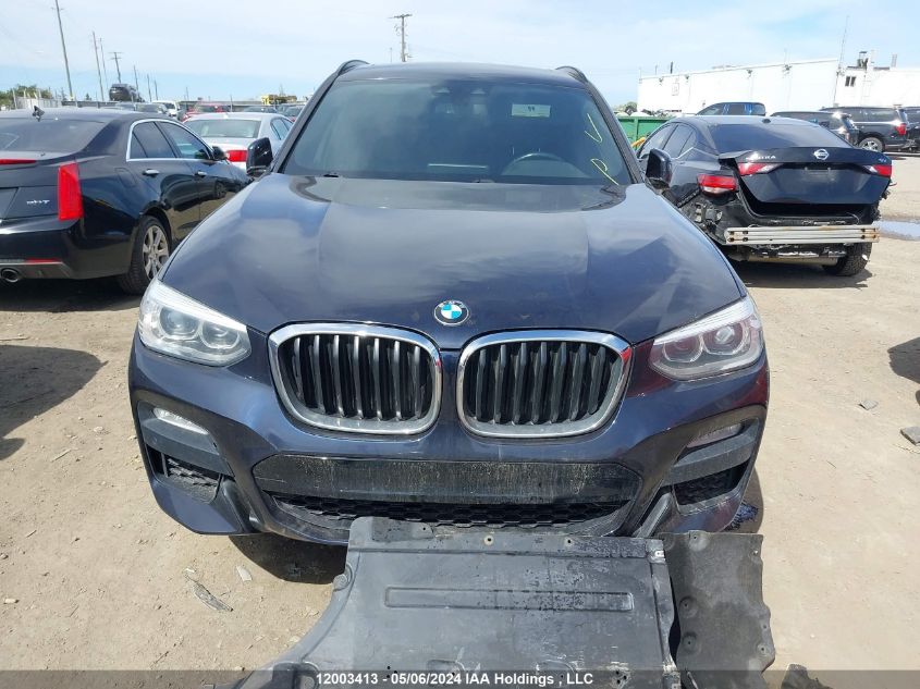 2018 BMW X3 VIN: 5UXTR9C50JLC77733 Lot: 12003413