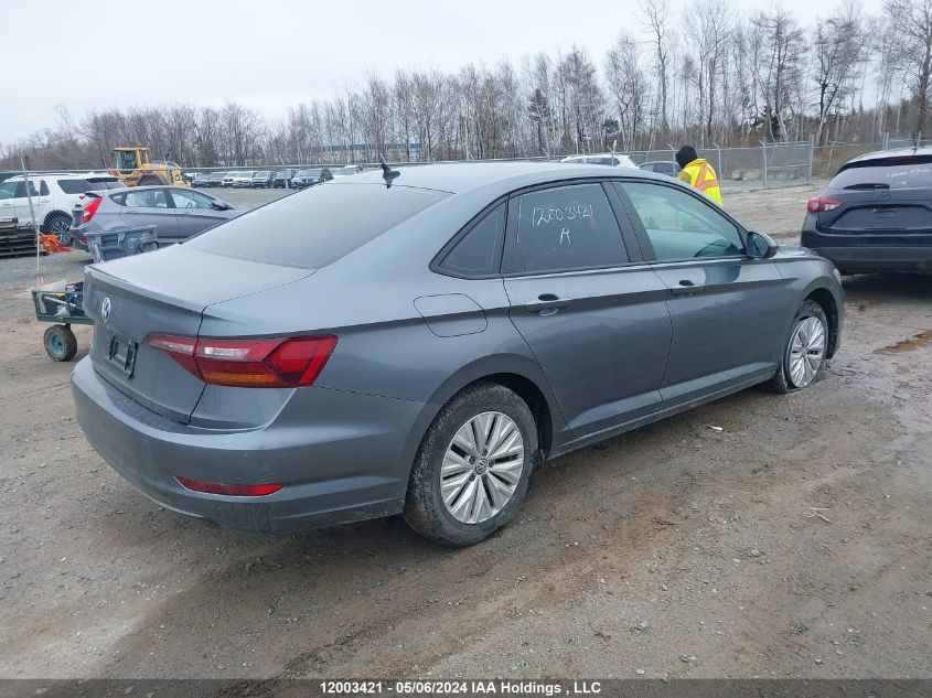 2019 Volkswagen Jetta S VIN: 3VWN57BU9KM011012 Lot: 12003421