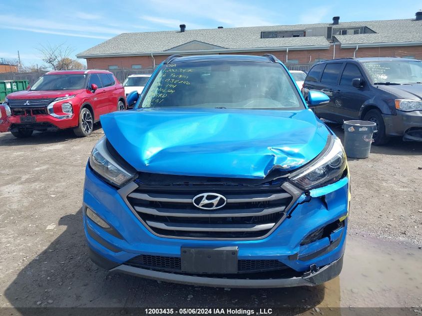 2016 Hyundai Tucson Limited/Sport And Eco/Se VIN: KM8J3CA26GU038246 Lot: 12003435