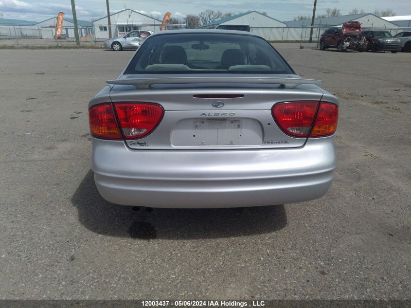 2002 Oldsmobile Alero VIN: 1G3NL12E62C270475 Lot: 12003437