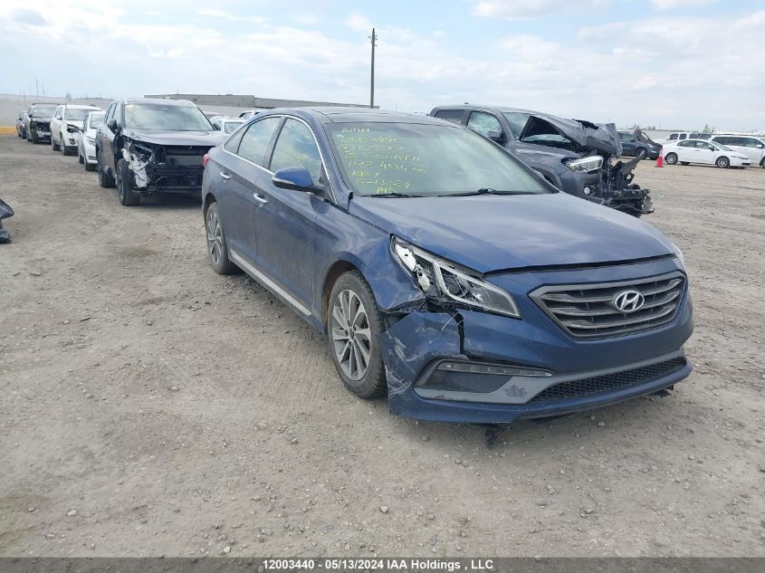 2015 Hyundai Sonata Sport/Limited VIN: 5NPE34AF6FH156000 Lot: 12003440