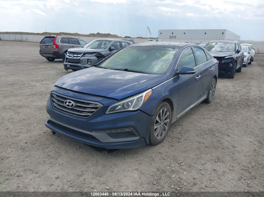 2015 Hyundai Sonata Sport/Limited VIN: 5NPE34AF6FH156000 Lot: 12003440