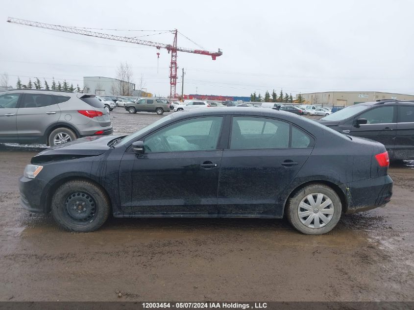 2015 Volkswagen Jetta Sedan VIN: 3VW2K7AJ8FM293376 Lot: 12003454