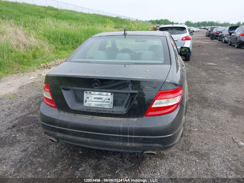 2008 Mercedes-Benz C-Class VIN: WDDGF85X58F119906 Lot: 12003456