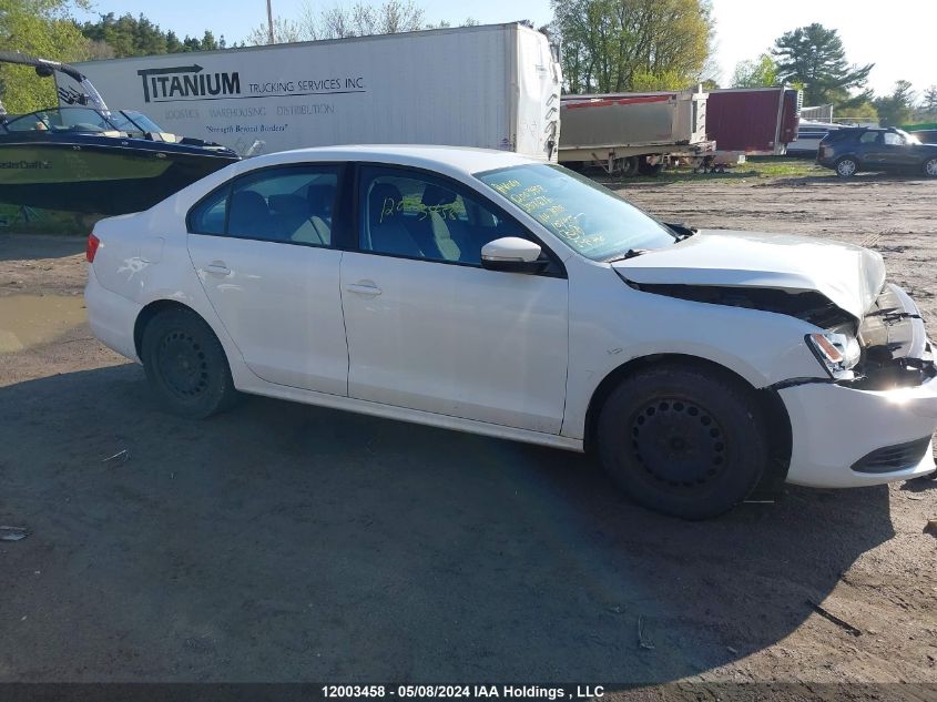 2014 Volkswagen Jetta Sedan VIN: 3VW2K7AJ6EM237676 Lot: 12003458