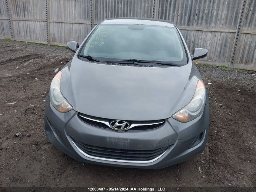 2012 Hyundai Elantra Gls/Limited VIN: 5NPDH4AE3CH147738 Lot: 12003487