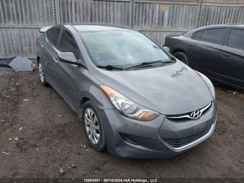 2012 Hyundai Elantra Gls/Limited VIN: 5NPDH4AE3CH147738 Lot: 12003487