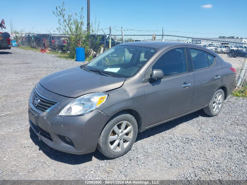 2012 Nissan Versa S/Sv/Sl VIN: 3N1CN7AP7CL888534 Lot: 12003500