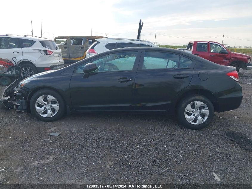 2013 Honda Civic Sdn VIN: 2HGFB2E45DH019416 Lot: 12003517