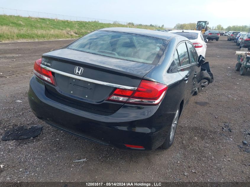 2013 Honda Civic Sdn VIN: 2HGFB2E45DH019416 Lot: 12003517