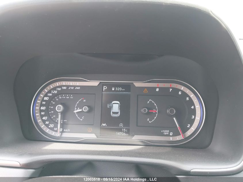 2022 Hyundai Tucson Sel VIN: KM8JCCAE5NU044417 Lot: 12003518