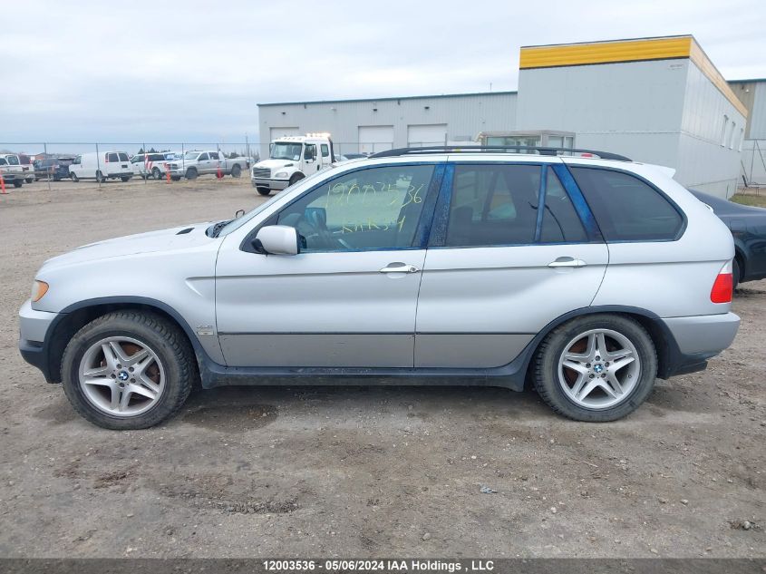 2003 BMW X5 4.4I VIN: 5UXFB33523LH43938 Lot: 12003536