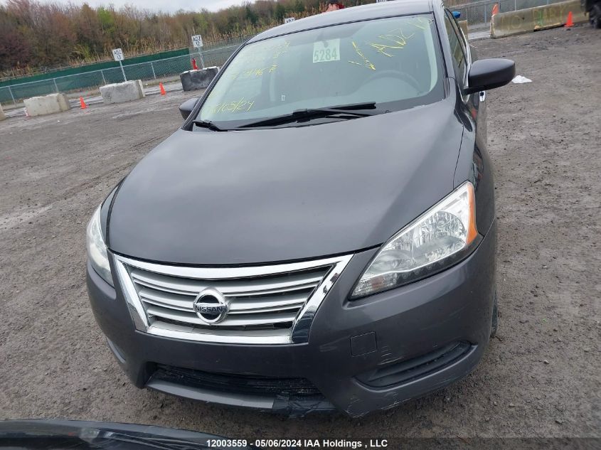 2013 Nissan Sentra S/Sv/Sr/Sl VIN: 3N1AB7AP0DL714967 Lot: 12003559