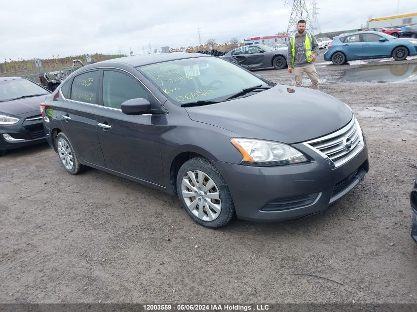 2013 Nissan Sentra S/Sv/Sr/Sl VIN: 3N1AB7AP0DL714967 Lot: 12003559