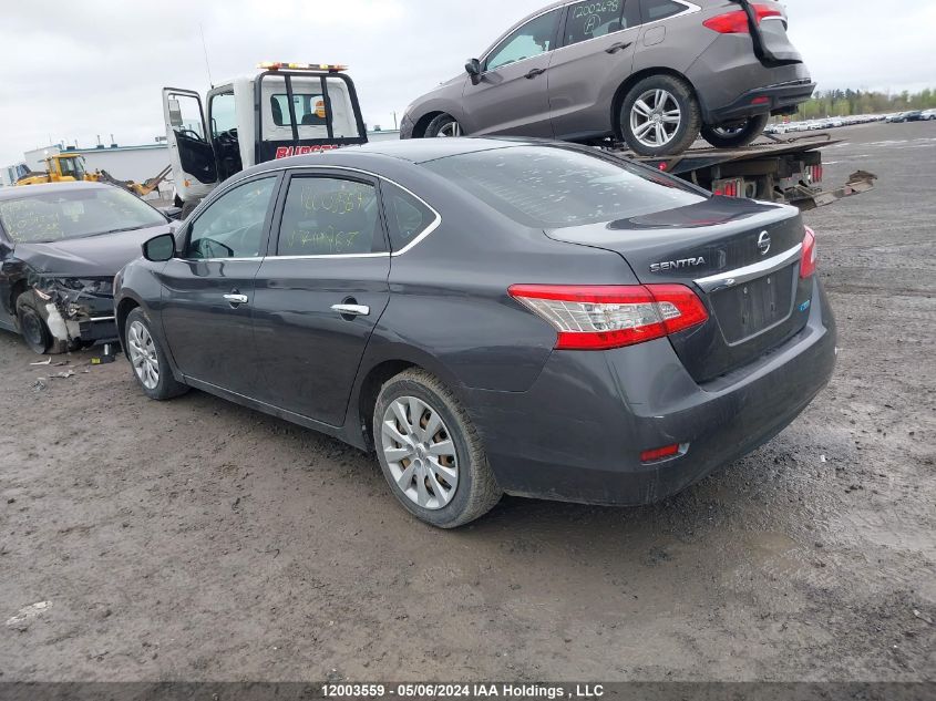 2013 Nissan Sentra S/Sv/Sr/Sl VIN: 3N1AB7AP0DL714967 Lot: 12003559