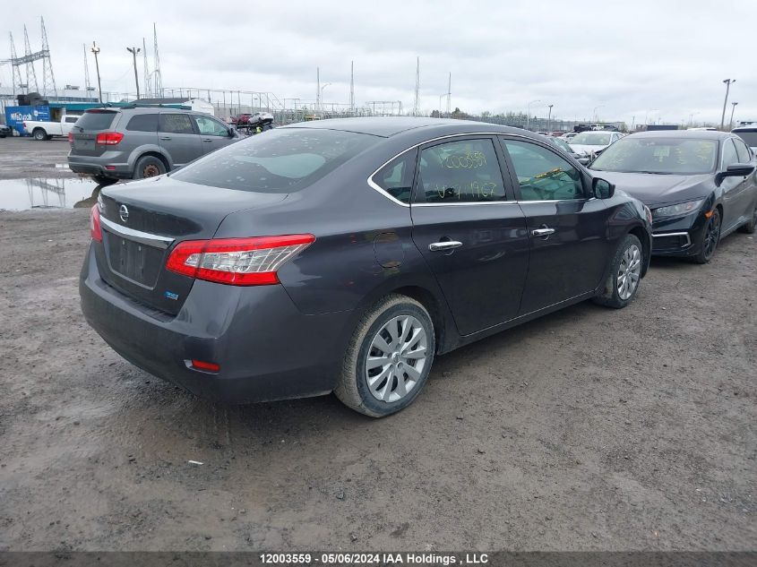 2013 Nissan Sentra S/Sv/Sr/Sl VIN: 3N1AB7AP0DL714967 Lot: 12003559