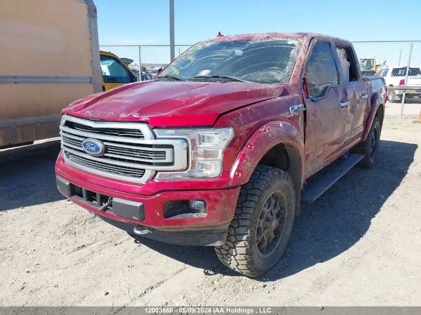 2019 Ford F150 Supercrew VIN: 1FTEW1EG6KFB54020 Lot: 12003566