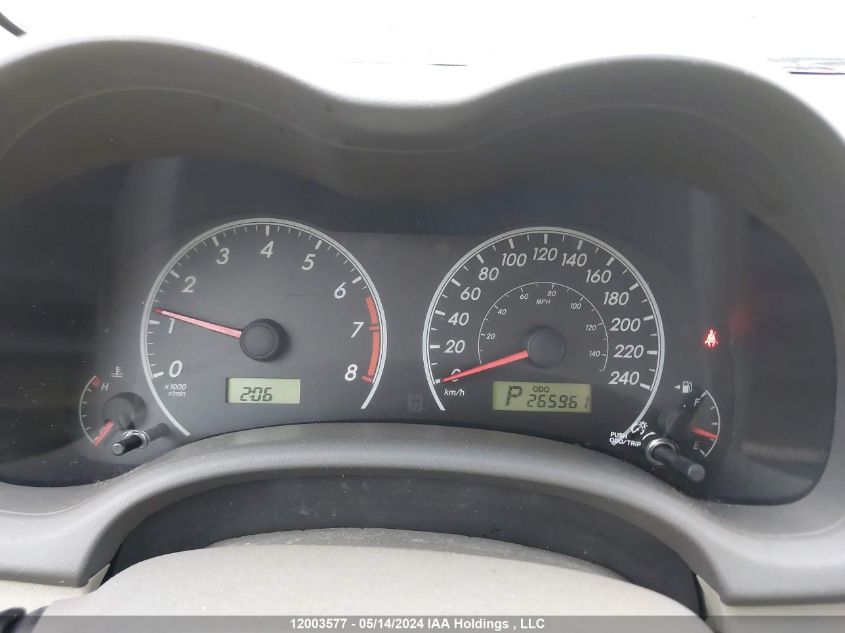 2009 Toyota Corolla VIN: 2T1BU40E59C141312 Lot: 12003577