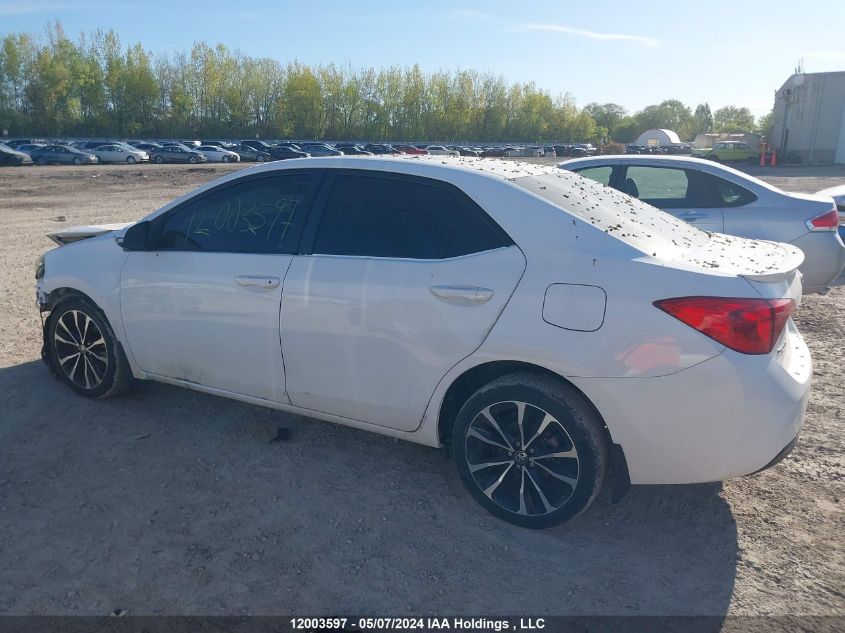 2017 Toyota Corolla Le VIN: 2T1BURHE9HC922043 Lot: 12003597