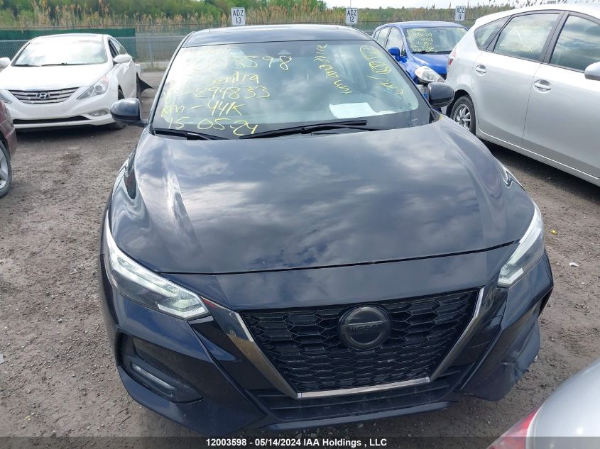 2022 Nissan Sentra VIN: 3N1AB8DV8NY294833 Lot: 12003598