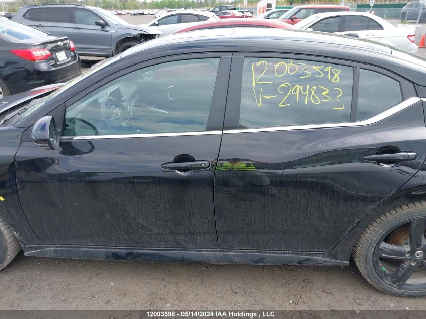 2022 Nissan Sentra VIN: 3N1AB8DV8NY294833 Lot: 12003598