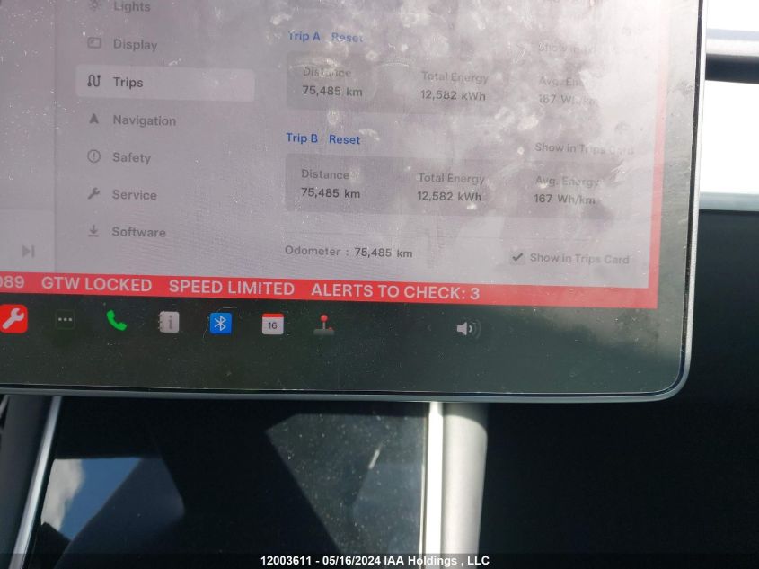 2020 Tesla Model 3 VIN: 5YJ3E1EA6LF790089 Lot: 12003611