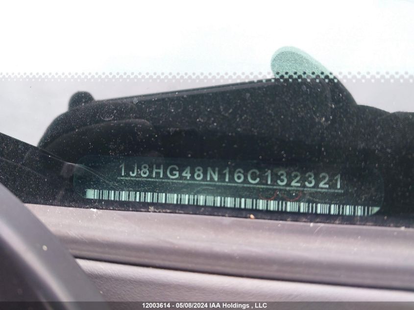 2006 Jeep Commander VIN: 1J8HG48N16C132321 Lot: 12003614