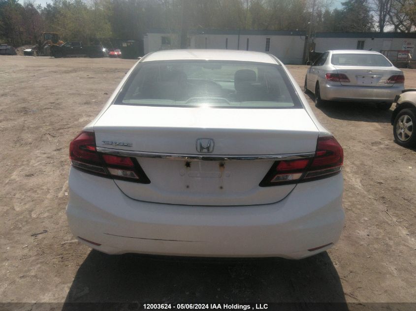 2013 Honda Civic Sdn VIN: 2HGFB2F46DH110158 Lot: 12003624