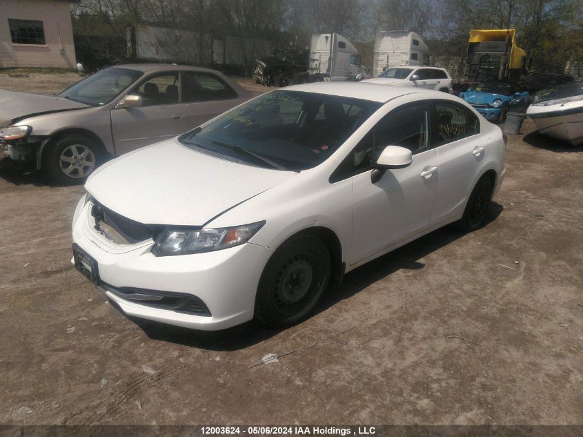 2013 Honda Civic Sdn VIN: 2HGFB2F46DH110158 Lot: 12003624