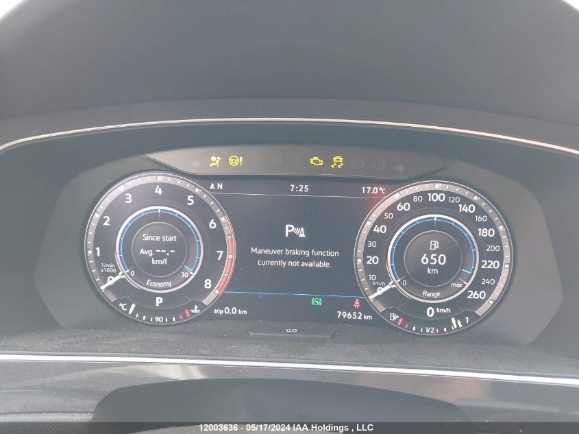 2019 Volkswagen Tiguan VIN: 3VV4B7AX5KM005809 Lot: 12003636