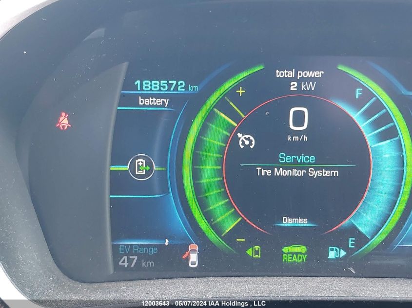 2016 Chevrolet Volt VIN: 1G1RA6S54GU138846 Lot: 12003643