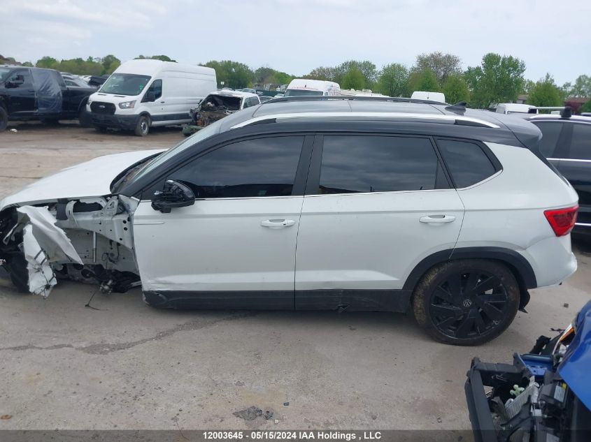 2024 Volkswagen Taos VIN: 3VV4X7B25RM053888 Lot: 12003645