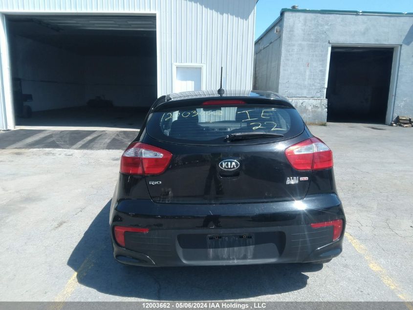 2016 Kia Rio Lx VIN: KNADM5A37G6736000 Lot: 12003662