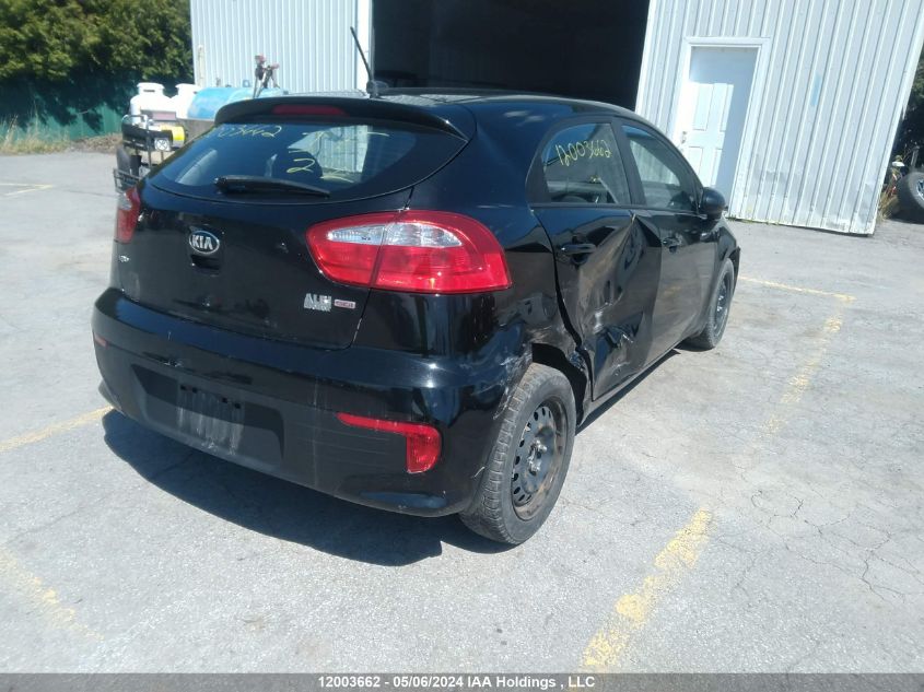 2016 Kia Rio Lx VIN: KNADM5A37G6736000 Lot: 12003662