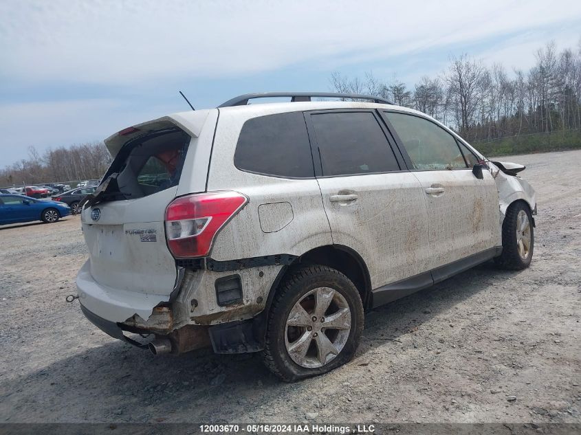 2015 Subaru Forester 2.5I Limited VIN: JF2SJCHC4FH406526 Lot: 12003670