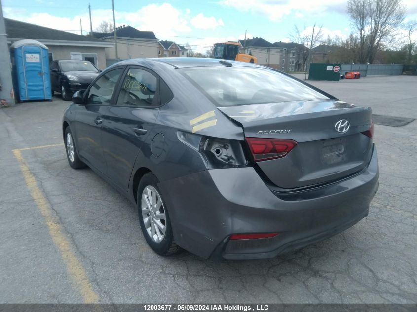 2018 Hyundai Accent Se/Sel VIN: 3KPC24A36JE005154 Lot: 12003677