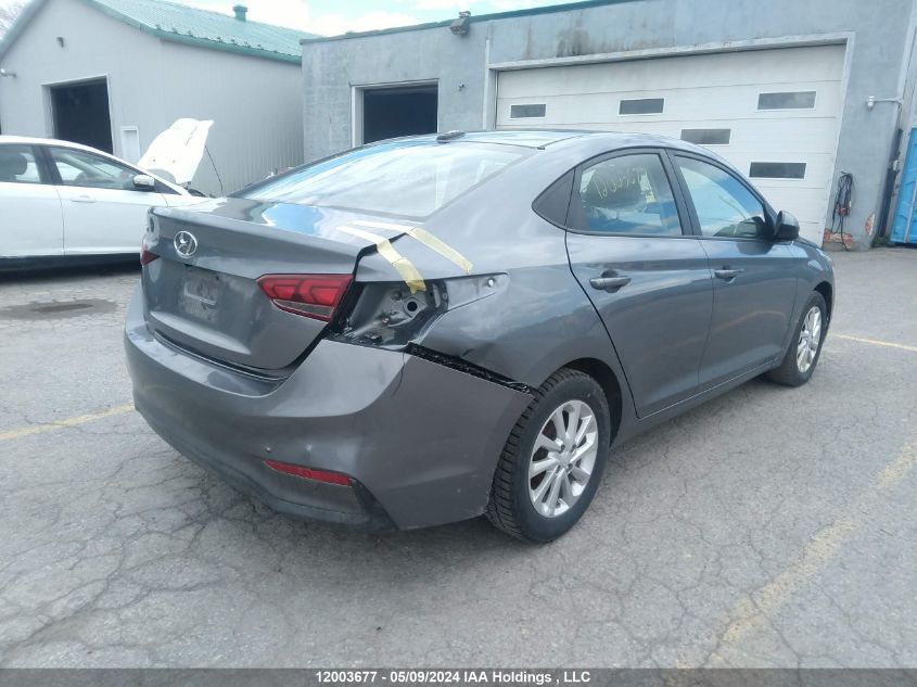 2018 Hyundai Accent Se/Sel VIN: 3KPC24A36JE005154 Lot: 12003677