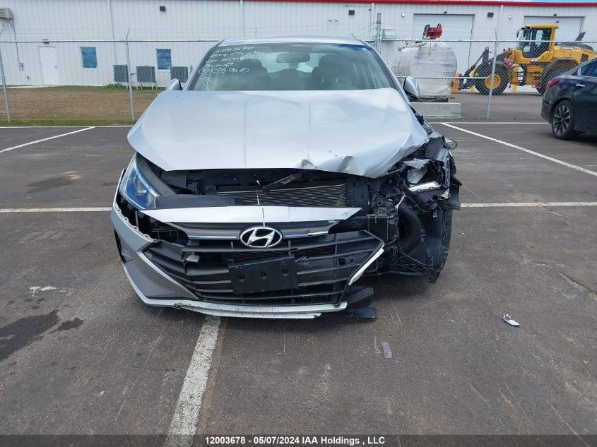 2019 Hyundai Elantra Se VIN: KMHD74LF5KU805519 Lot: 12003678